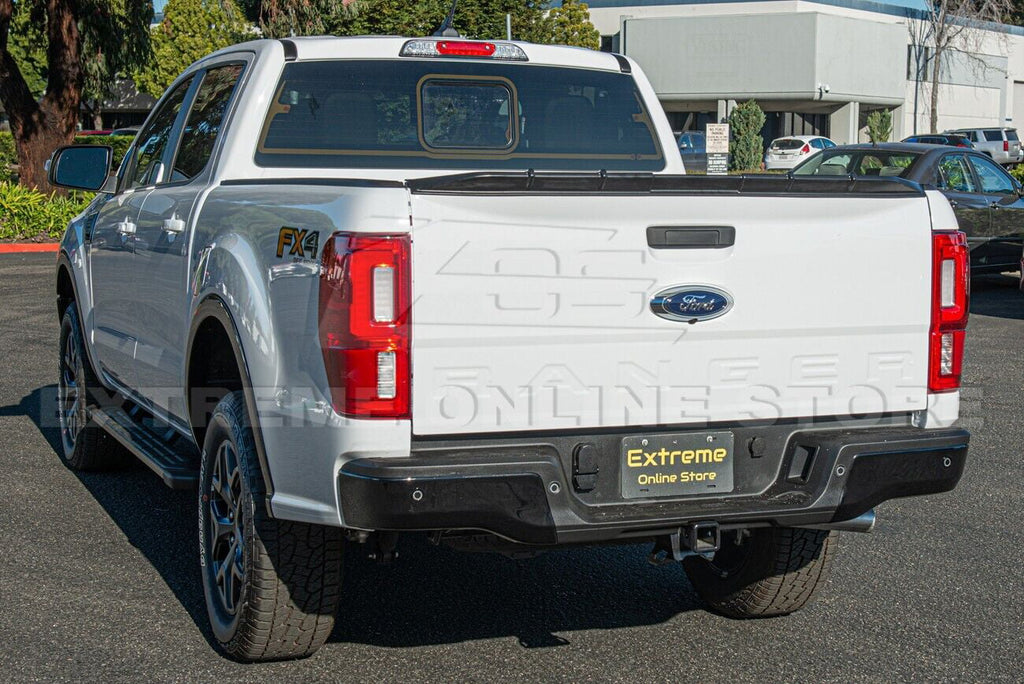 Ford BLACK 2019-Present Models Lid MATTE For Series Replacement - Ranger Rear Plastic Street Trunk Tailgate Wing ABS ALL Spoiler |