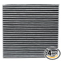 3471cc 2007 4-Pack Activated Carbon, Cabin for RIDGELINE 3.5L Filter HONDA Air ACF-10134 Replacement - for V6 Car/Automotive