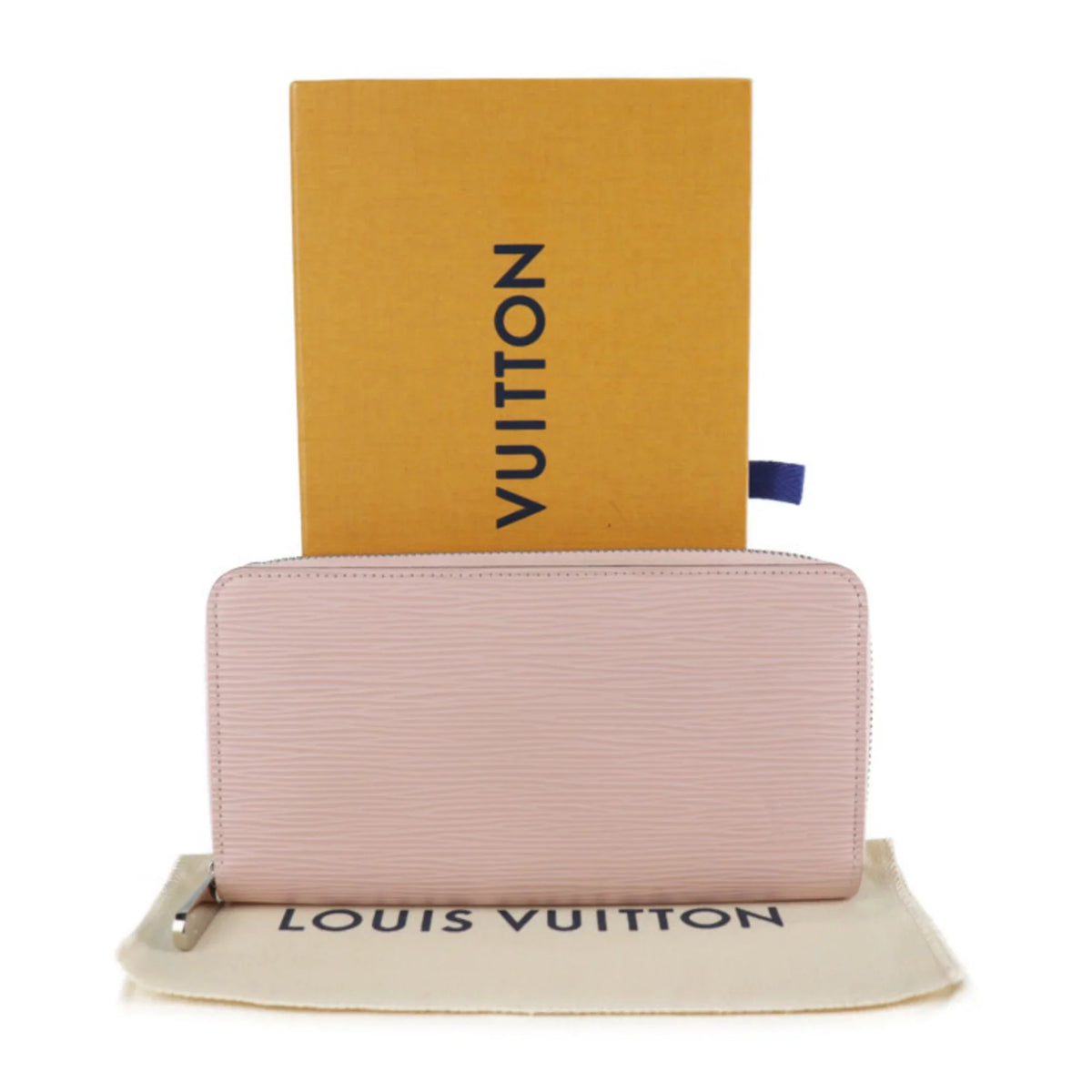 Wallet (Good) M61863 Zipper Zip Louis Vuitton Around Rose Epi Ballerine Round VUITTON Long Leather Pre-Owned Zippy LOUIS