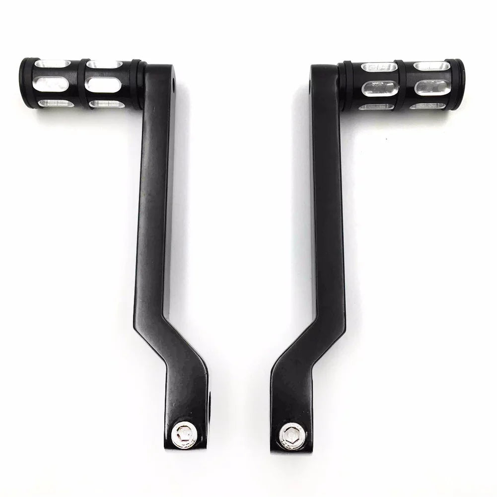 Toe 009C- and Levers/Gear For later Harley w/ HTT- Pegs Motorcycle FLSTF Davidson Shifter Pedal Shift 1980 Heel Shift Aluminum Boy Levers Fat Style Black