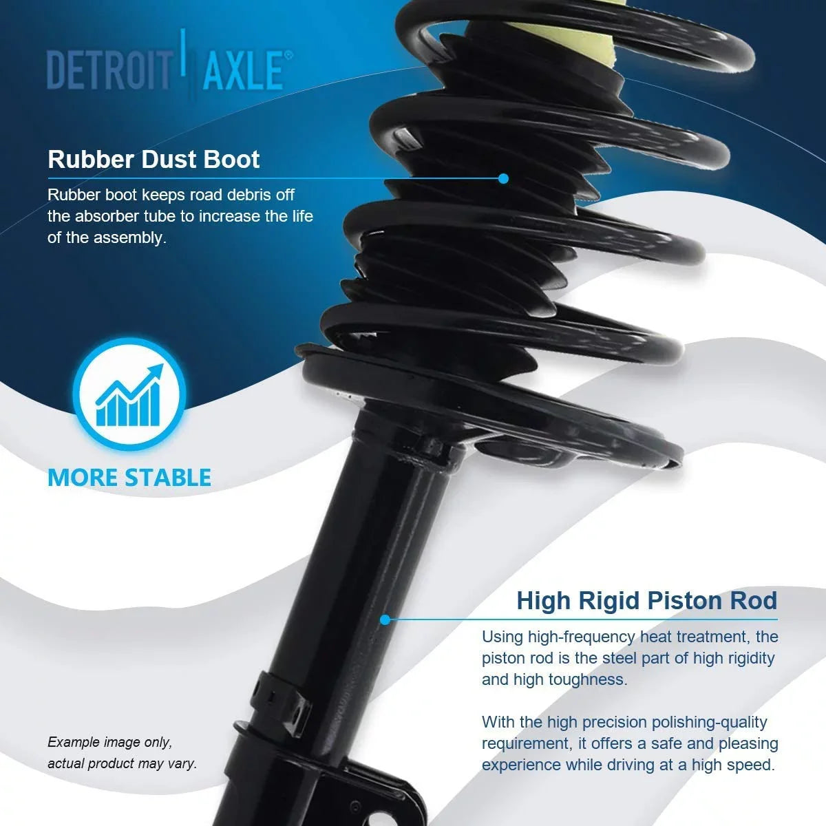 Chevy - 1997 Front 2 Complete Ready 1998-2002 Struts 1995 Assembly Struts 1998 for Corolla w/Coil 1994 1993-02 Prizm Axle Detroit 1999 Struts Replacement 2000 Toyota 2001 1996 Spring
