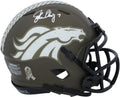 '- Fanatics Speed Denver to Authentic 2022 Service Elway Mini Certified Salute Broncos John Autographed Riddell Speed Helmet