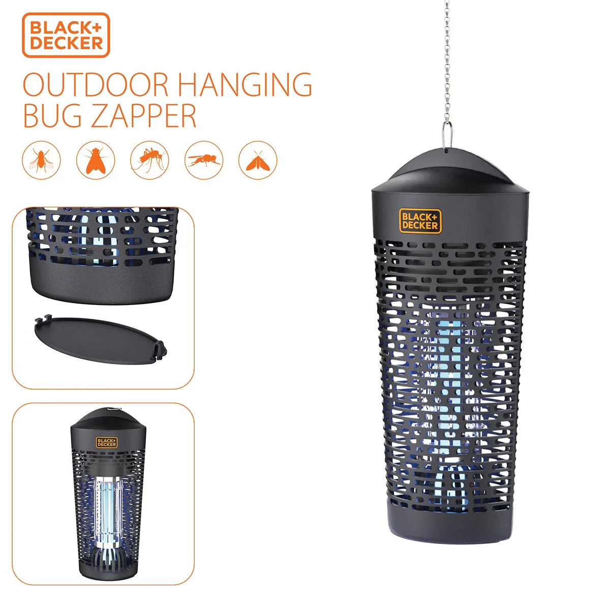 Bug BLACK+DECKER (1/2 Hanging Acre) BDPC958 Outdoor Zapper
