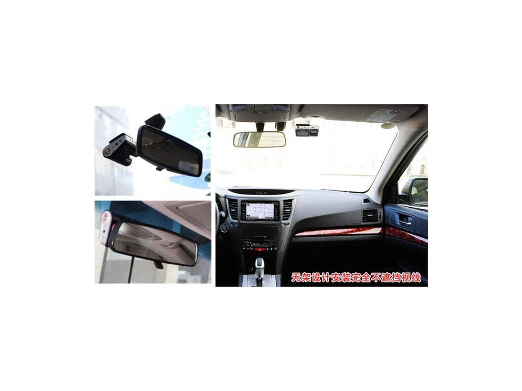 1080P I1000 I1000 DVR driving black with IR Car automobile Screen boxFull twin vision Controller separated Camera 2" recorder Full night Chi + lens HD 1080P Remote Recorder
