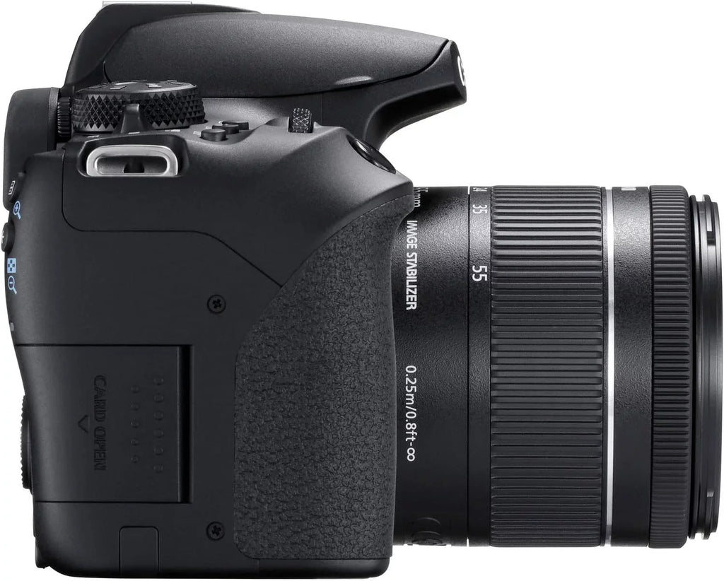 and (64GB, IS Flash, DSLR 18-55mm Grip with Rebel for f/4-5.6 Canon EOS Camera and T8i Accessories Bundle Lens EF-S Hand Tripod, STM Kit More) Camera