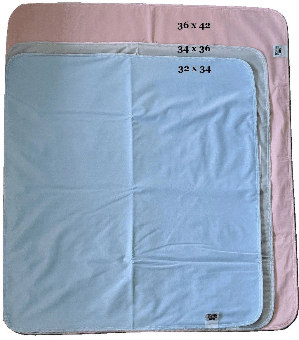 Underpad - Bed Waterproof 36 Seniors Children Incontinence Protection Washable Absorbent for 6 Blue/Green Pack 34 Pad Urinary x