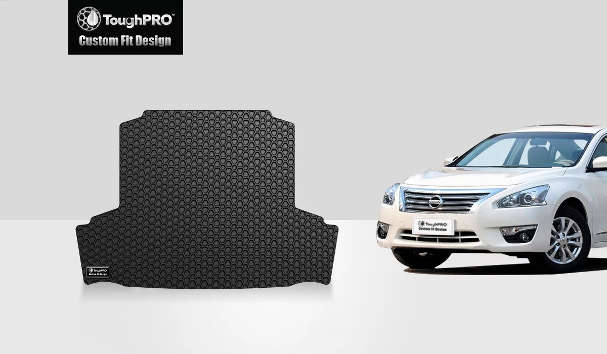 Duty Altima Mat (Made with ToughPRO 2010 All NISSAN USA) Heavy - - Trunk Black in Rubber Weather Compatible - -