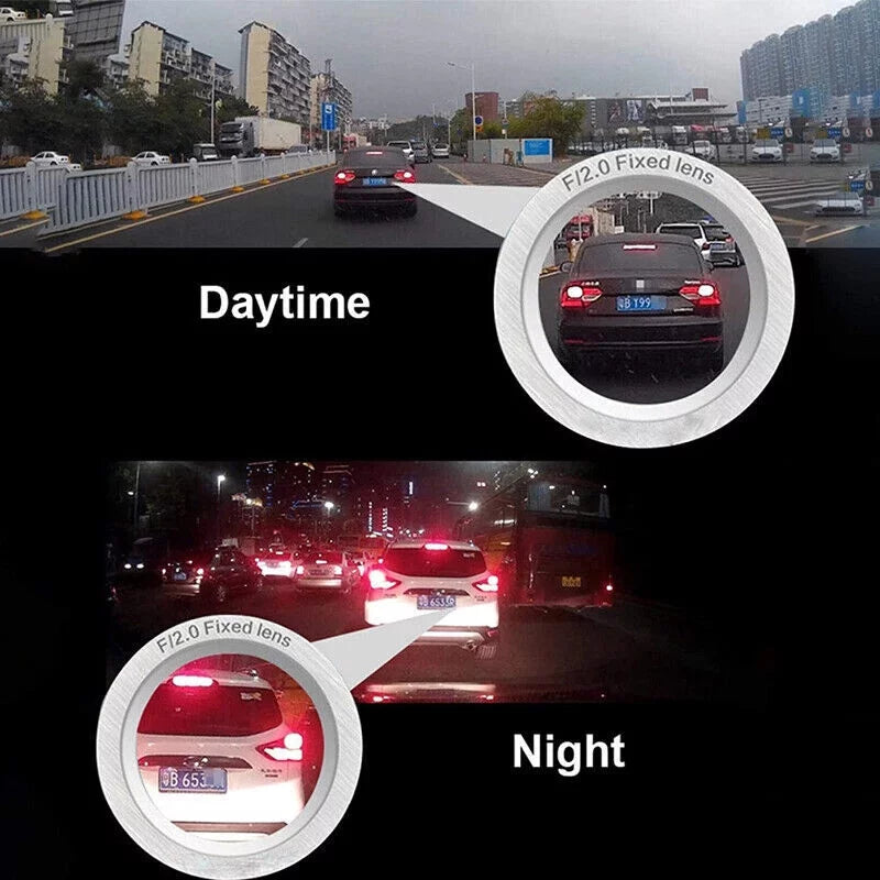 4" and Xhy Car Screen and Video Detection Recorder 1080P Dual Rear Touch Dash HD Front Camera Parking Monitoring Motion G-Sensor, Driving Cam Lens DVR