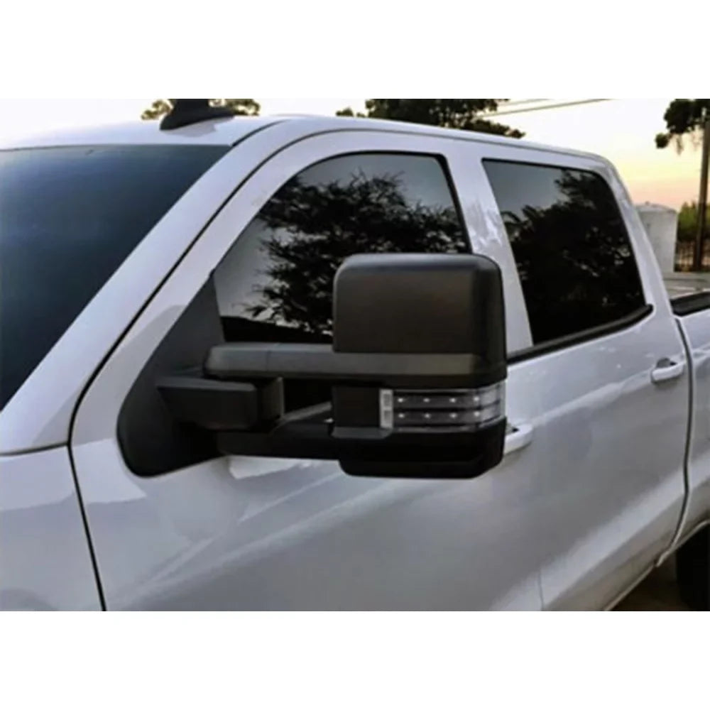Tow Lamp+Backup Smoke Sierra Power Silverado 07-13 Mirror CHEVROLET Base Fits CHEVROLET 2007-2013 TAHOE SILVERADO, select: For Turn Heated 2007-2014