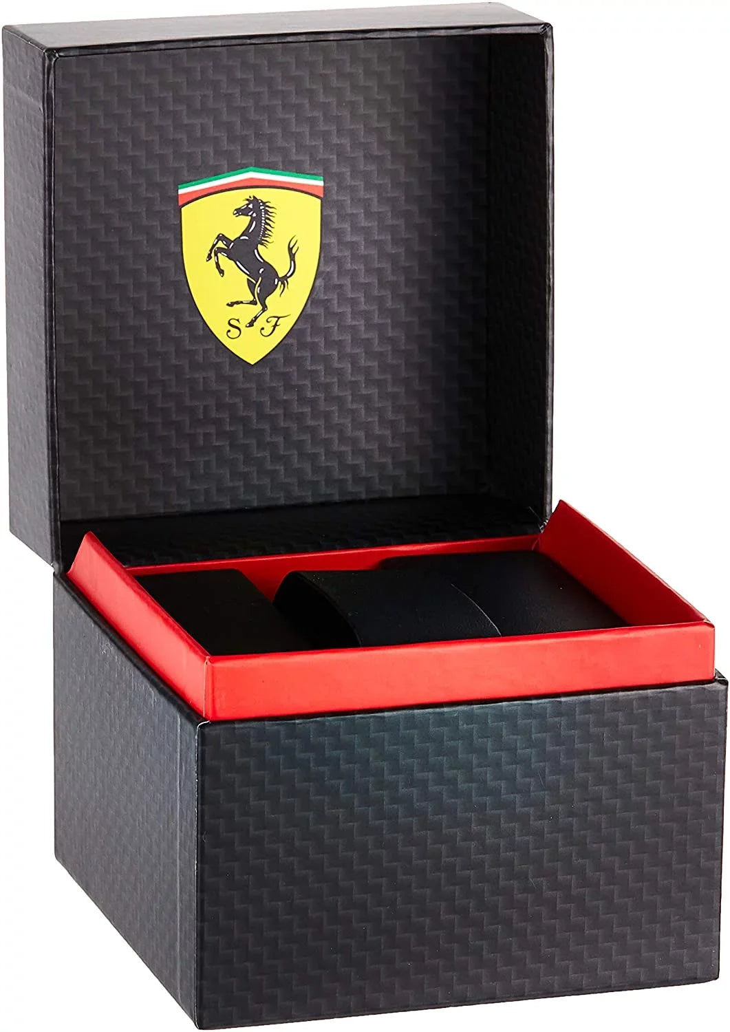 Leather XX Men's Black 46mm Watch Kers Ferrari Strap Scuderia