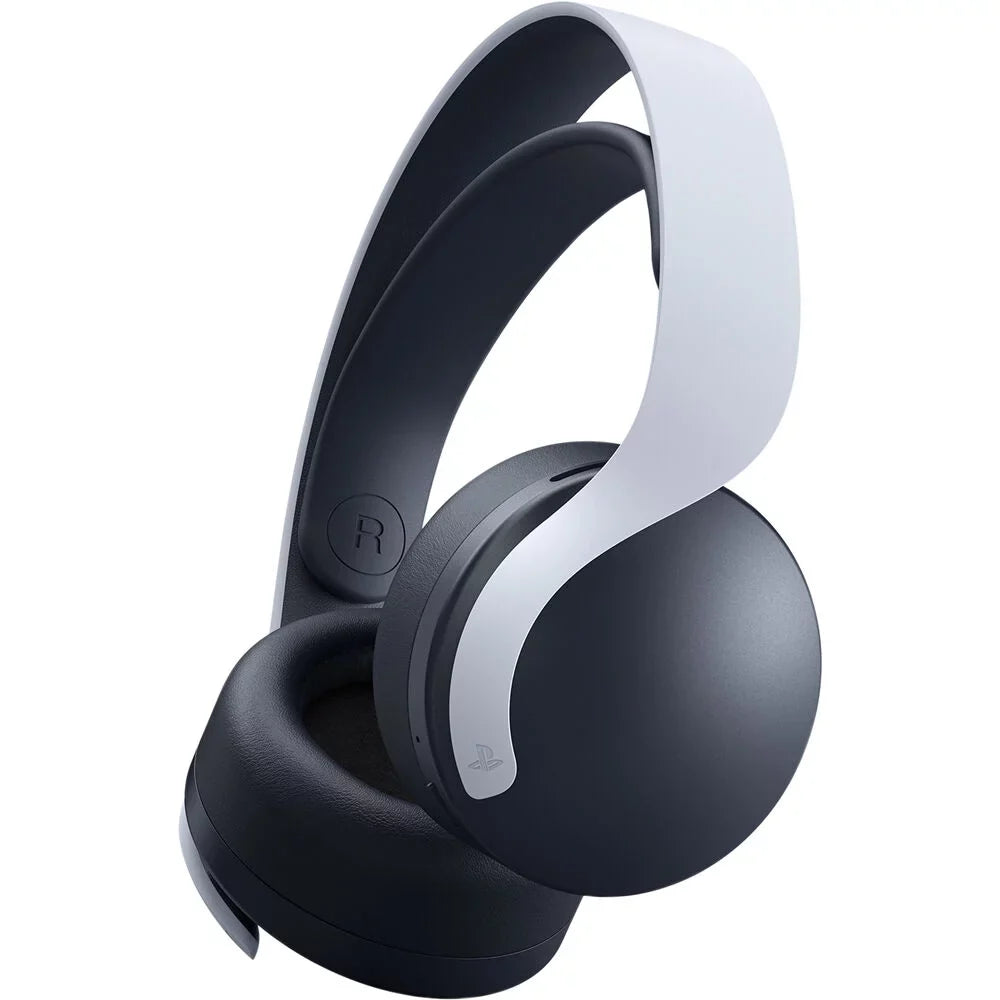 (Japan PULSE Version Disc White Import) Wireless Gaming Console 5 3D Sony Headset Microfiber and Cloth Playstation with