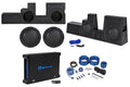 F250/350/450 (2) For 12" 2000-2016 Audio Polk Subwoofers+Box+Amp+Wires Ford