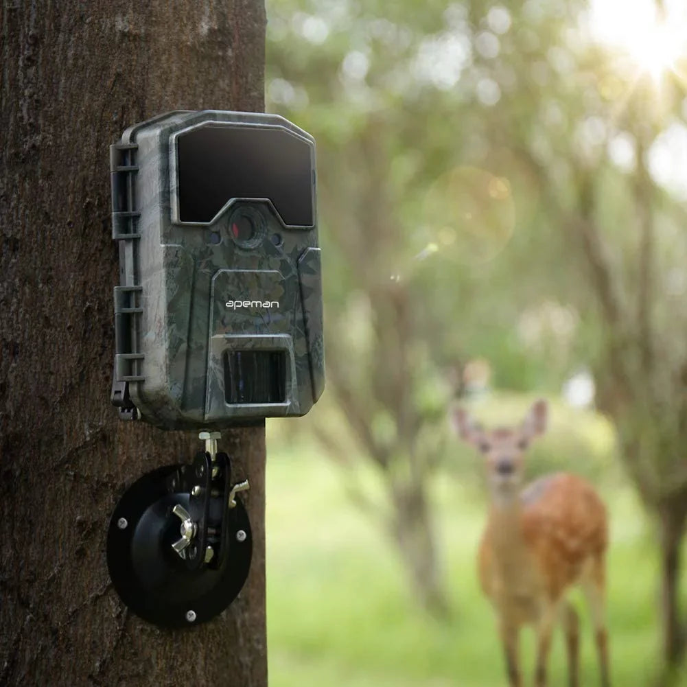 Trail Camera Detection 20MP H55 Farm Monitoring, Wildlife Camera Night 1080P Infrared APEMAN Game Camera,