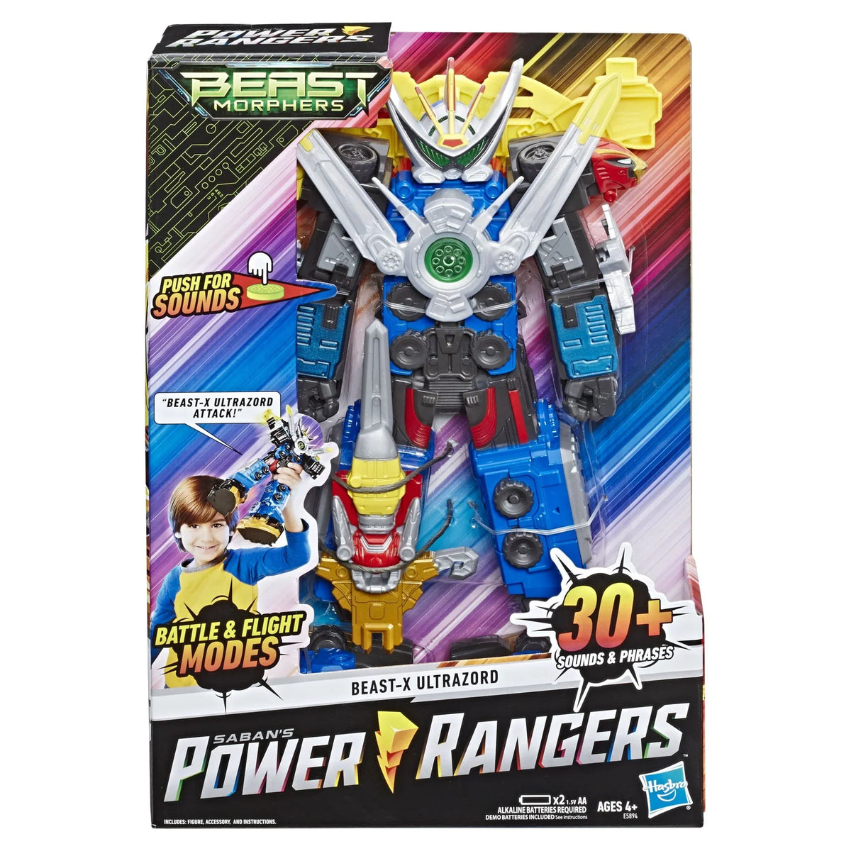 Boys for Ultrazord Girls Beast Morphers and Action Toy X Figure Power Rangers: Kids (5")