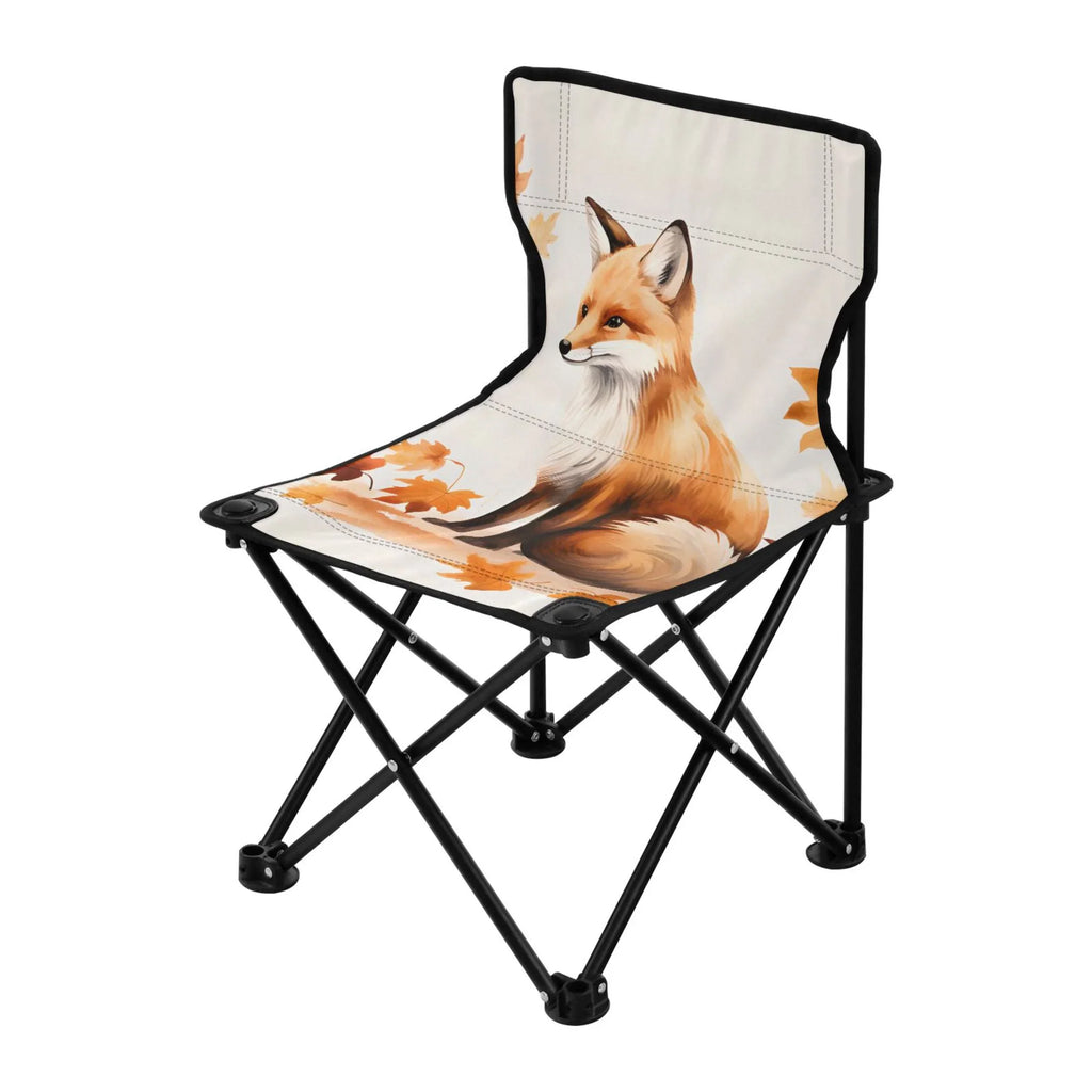 Bag Camping Carry Fishing Fox Outdoor Folding with Leaves Chair Autumn Beach Chair for Chair with Kids Portable Lawn Chair Small