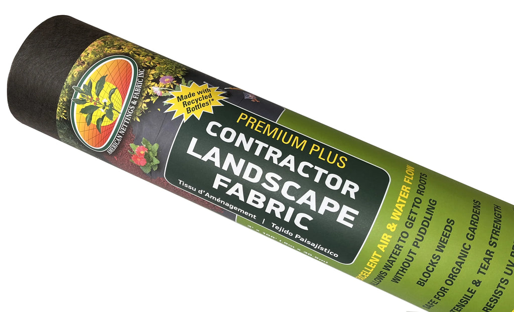 REPREVE Premium Plus Recycled 3' (Lifetime) Landscape Fabric Nettings Contractor 100' American x