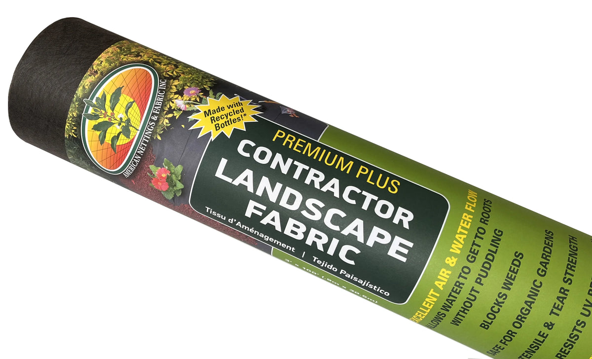 REPREVE Premium Plus Recycled 3' (Lifetime) Landscape Fabric Nettings Contractor 100' American x