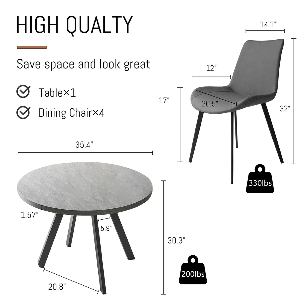 Dining Dining Leisure Table Table Mid Table, Round INCH, Coffee Saving Century Round 35 Space Modern Set,