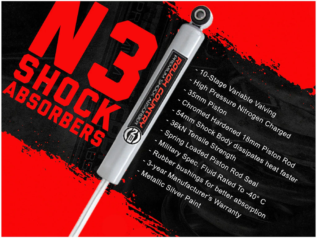 Lifted Lift N3 (fits) Country | Kit 1997-2003 F150 System Suspension Shocks 5" 4WD Rough Knuckles | | 476.20