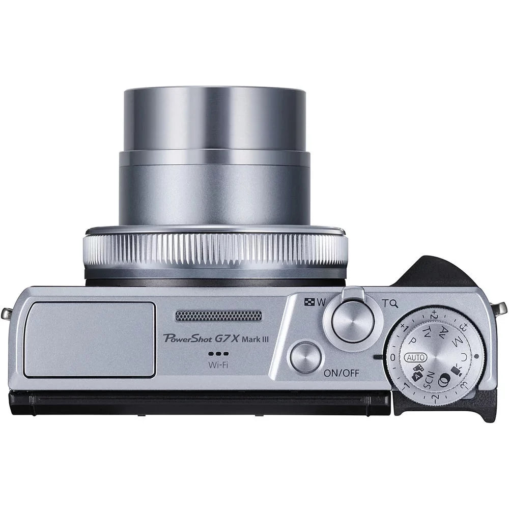 (Silver) Spider Canon Warranty Yr Case+ Camera Mark PowerShot 1 G7 III Digital Tripod + + X