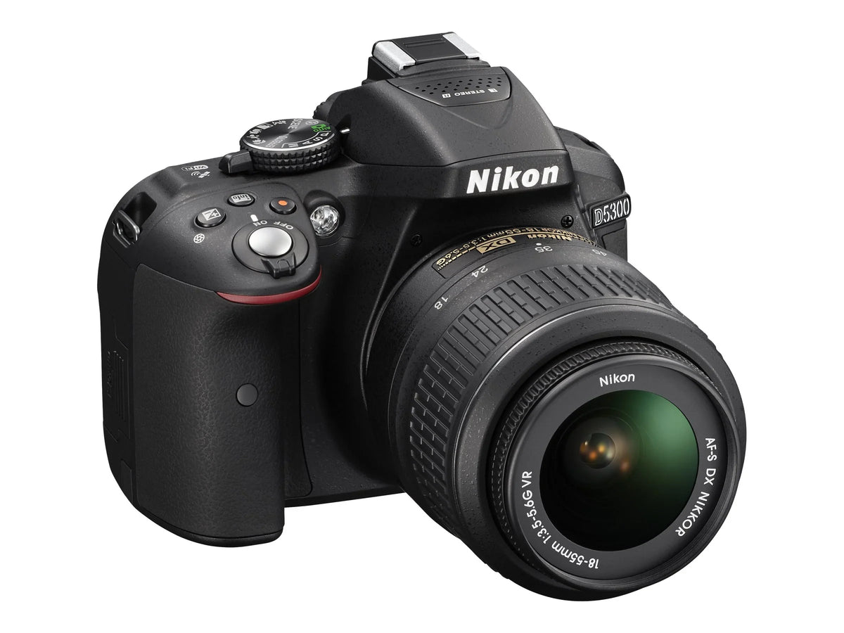 DSLR with 18-55mm and Nikon D5300/D5600 70-300mm Camera Lenses