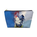 8.5x6 Betsy Pouch Blue Drake White Rooster & Interiors