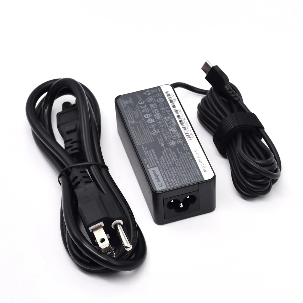 Glass 910-13IKB 80VG Yoga USB-C for Charger Lenovo Adapter 45W