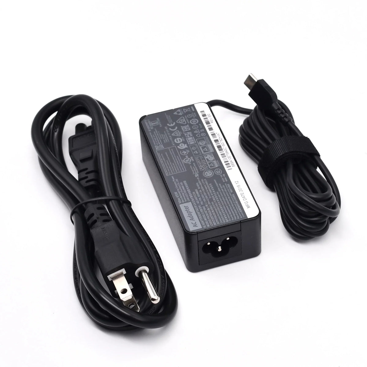 Glass 910-13IKB 80VG Yoga USB-C for Charger Lenovo Adapter 45W
