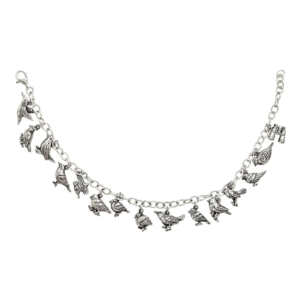 American North Charm Bracelet Birds