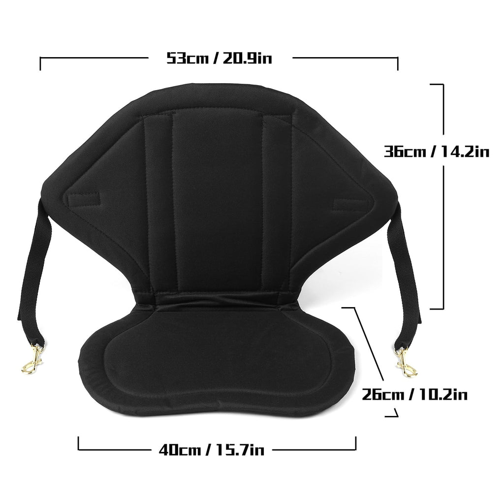 Seat Seat Cushioned Canoe Support Boats for Children Back High Water Lixada Repellent Kayak Pad Back Seat Watersports with Kids