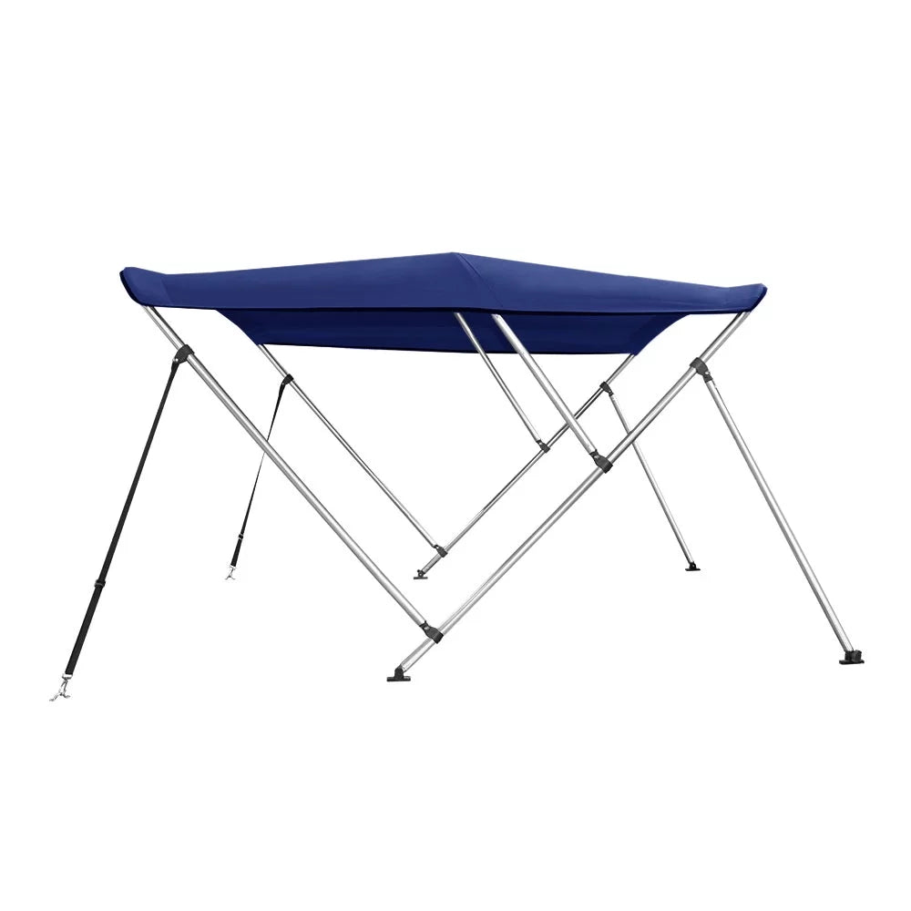 Cover Bow x W New 3 High Bimini L Top 6' Boat 79”-84” Blue 46" Navy