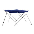 Cover Bow x W New 3 High Bimini L Top 6' Boat 79”-84” Blue 46" Navy