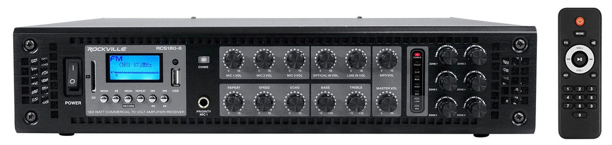 5.25" Commercial Wall+6.5" Black JBL Restaurant/Cafe/Bar 4) Ceiling Speakers+Amp