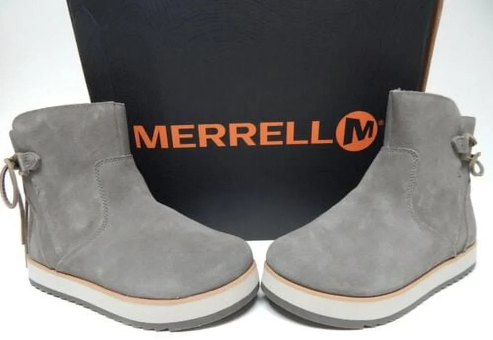 38.5 Polar Juno Boots Merrell Bluff Ankle WP Sz EU Boulder Women's 8 US M Suede