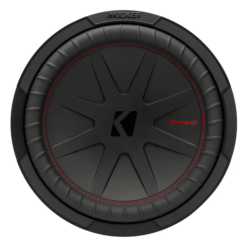 12 4 1000W Inch CompR Audio Power Car Black DVC Max Subwoofer, KICKER Ohm