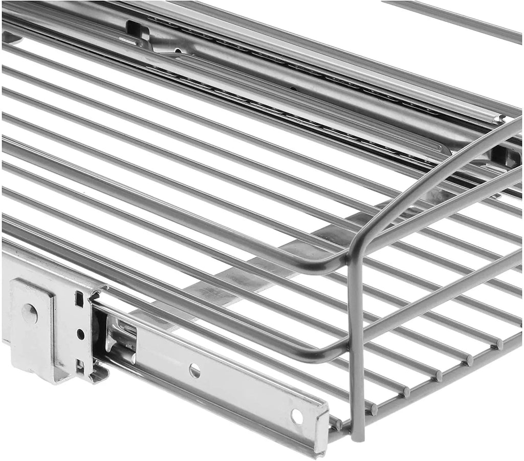 W x Organizer Multi-Use 5 in in. Knape D in. Pull-Out in. 12 Silver 20 x Cabinet & H Vogt RS-MUB-11-FN Basket