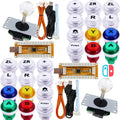 MAME Nintendo Switch PC Game Microswitch Controller Raspberry Pi Button Player Arcade PS3 MX Cherry USB Retropie 2 for SJ@JX Joystick 8way Encoder Gamepad