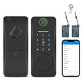 Remote Door Remote Deadbolt Lock Huiop Intelligent Lock/2 Door Keyless Lock,With App Remote Pad Lock Pad Door Siuke Keypad Lock/5-in-1 Less With Set Deadbolt Keyless Lock/5-in-1