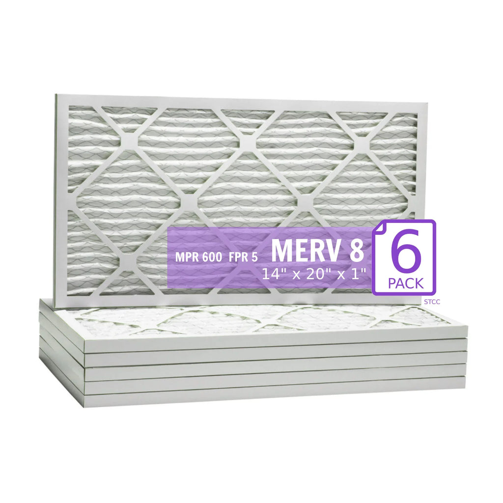 Pleated DMK80 (6 Extended Purolator Surface MERV 14x20x1, Air Pack) 8, Filter, Mechanical