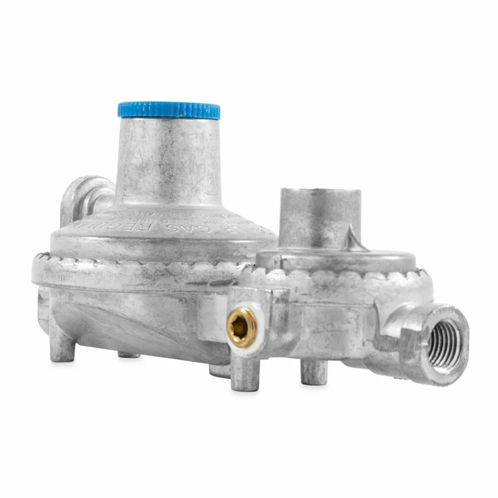 Silver - 2-Stage Regulator Camco Propane (59313) Vertical RV