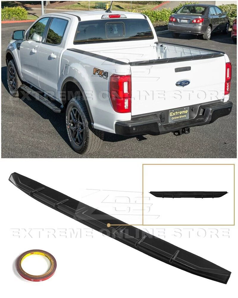 Ford BLACK 2019-Present Models Lid MATTE For Series Replacement - Ranger Rear Plastic Street Trunk Tailgate Wing ABS ALL Spoiler |