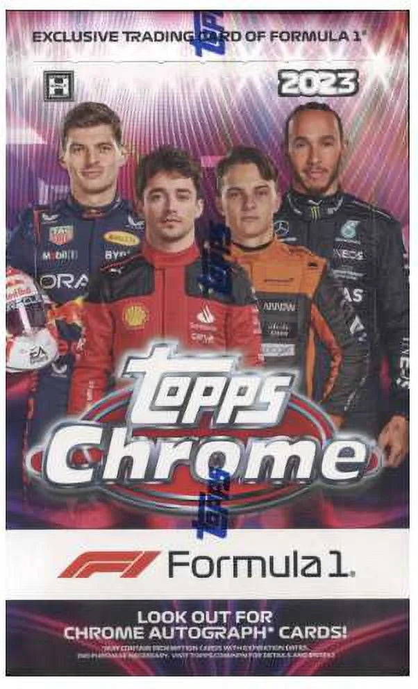F1 1 2023 Packs, Card Topps (20 HOBBY 4 Formula Chrome Topps Box Cards Chrome per) Trading