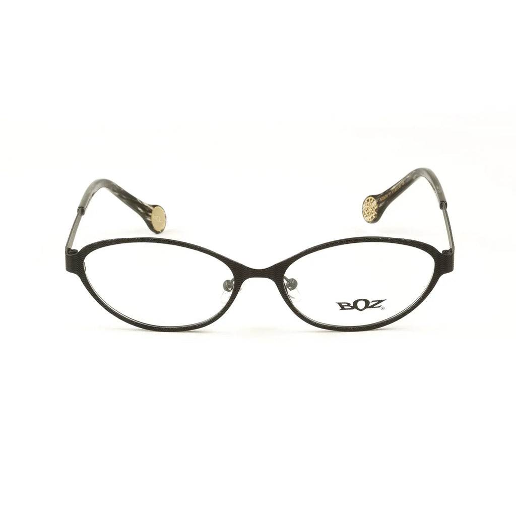 Frames Eyeglass Black Women's Vaki 54mm BOZ Semi-Oval