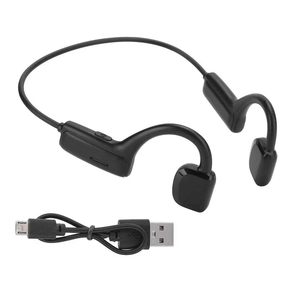 Earbuds Bone Bluetooth Sport Wireless Conduction Outdoor Headset Headphones 5.1