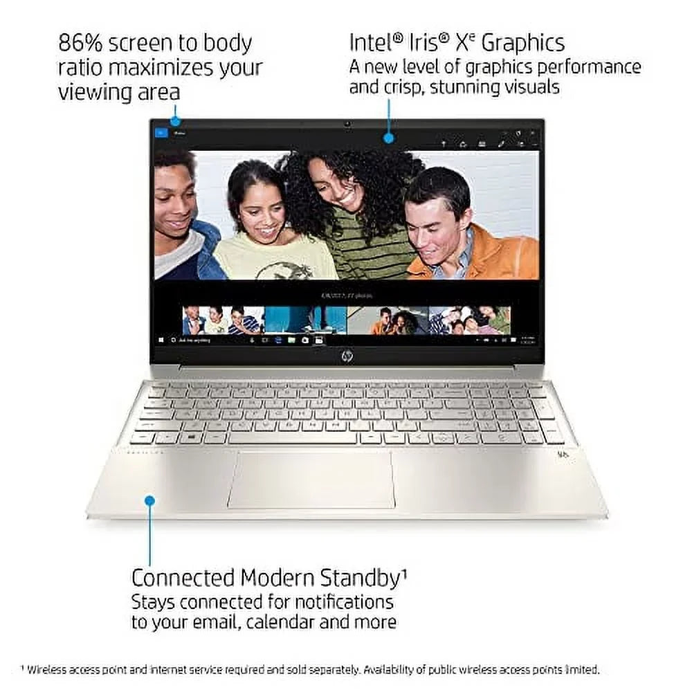 w/ 2TB USB 2022 HP Bluetooth 15.6" Gen Graphics Intel Touchscreen Windows 4-Core DDR4 Backlit 11th Laptop FHD SSD Xe Keyboard NVMe Iris 32GB 11 i5-1135G7 Webcam HDMI WiFi-6 Home 32GB Pavilion