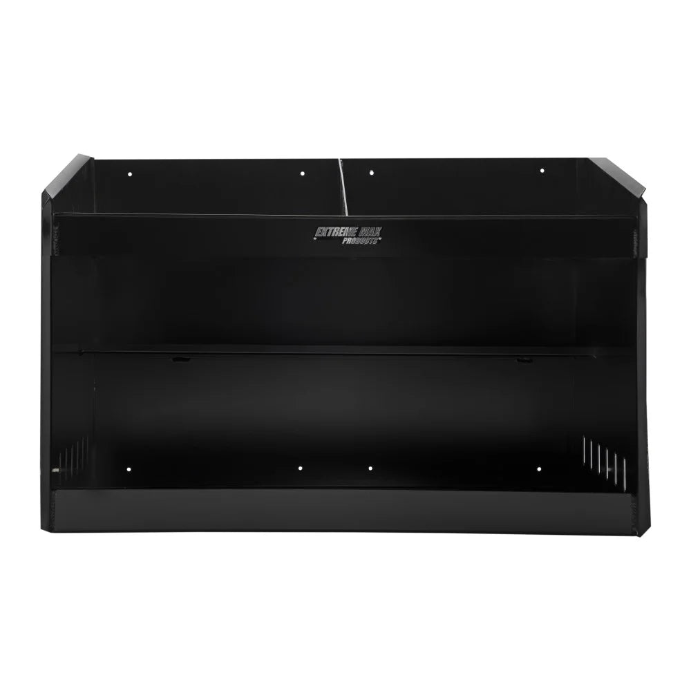 Storage Bay Dual Enclosed Helmet Extreme for Garage, Organizer Cabinet Max Shelf Trailer, Aluminum Race - Shop, Black Storage Deluxe 5001.6331 Holder