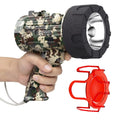 BUYSIGHT Spotlight Flashlight Flashlight,120000 held Filter (Camouflage red Rechargeable lumens Green) Lamp Hunting Waterproof Spotlight with Hand