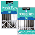 16x25x5 MERV (4 3/8) Plus 14 Honeywell Air Carbon Pack 2 Filters Replacement