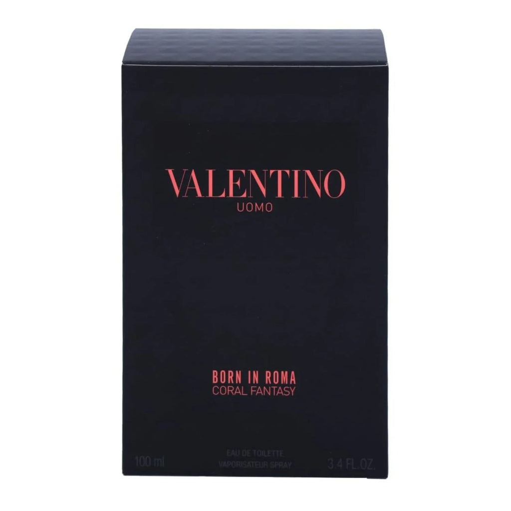 Spray In Uomo De Fantasy Born Toilette Coral Eau Valentino oz 3.4 Roma