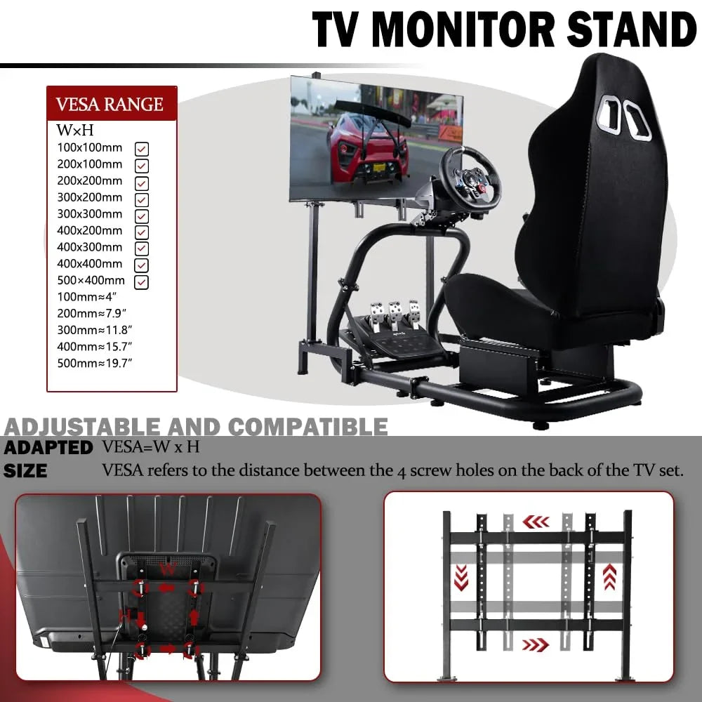 Logitech Sim Fanatec Supllueer with Racing G920 Seat TV G29 Fit Thrustmaster Stand & G923 Cockpit